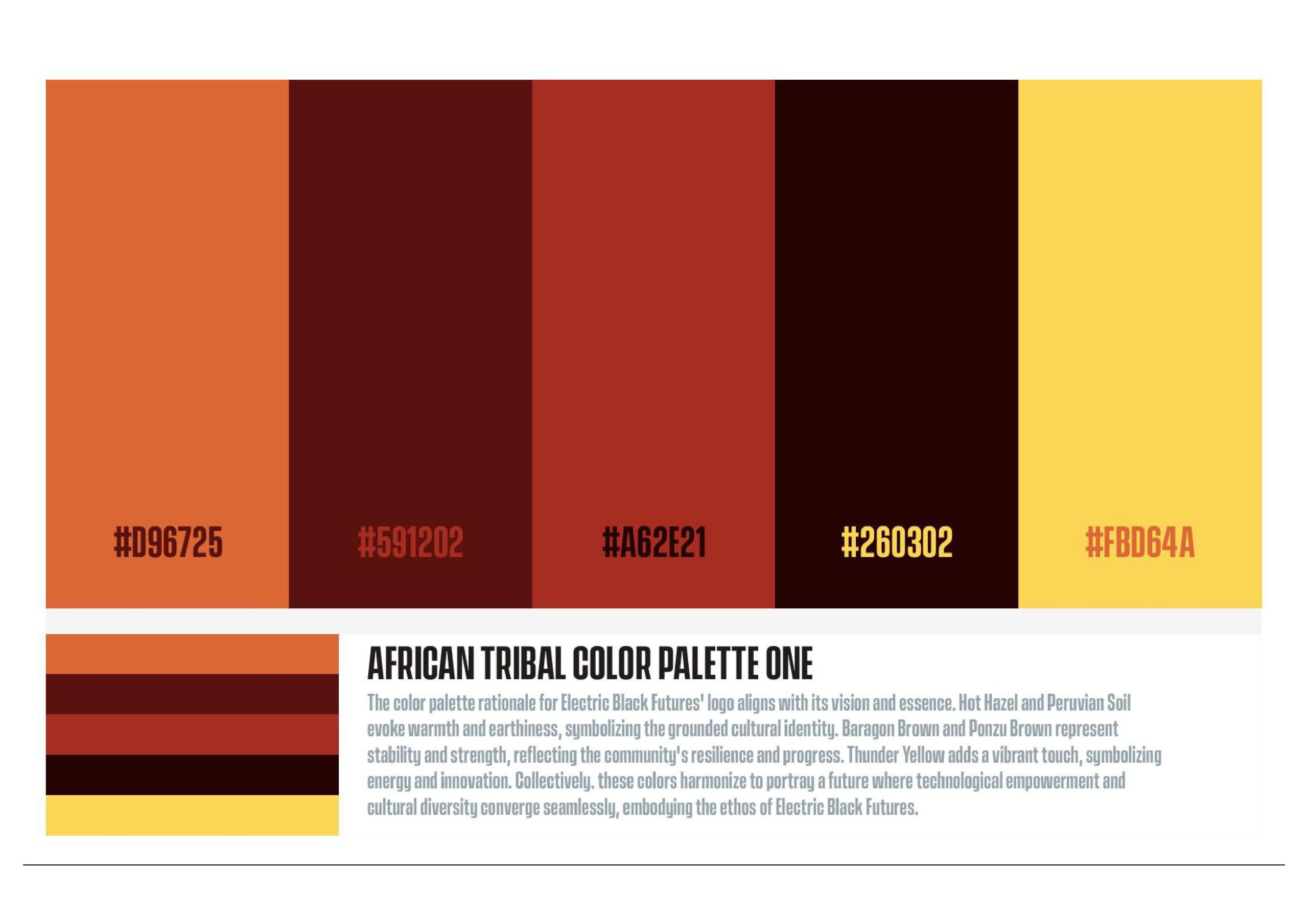 (Derrick Whitfield’s breakdown of the color meaning in the Electric Black Futures logo) 