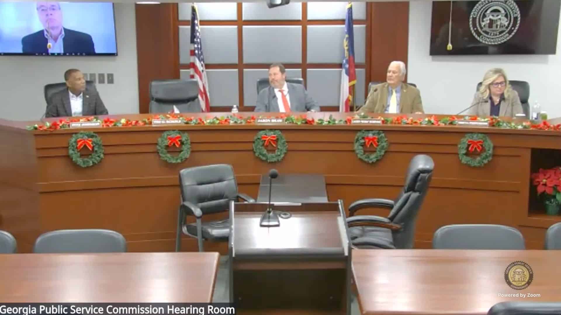 GA PSC sits at panel during PSC Special Energy Committee & Special Administrative Session Dockets #56298 & #56310