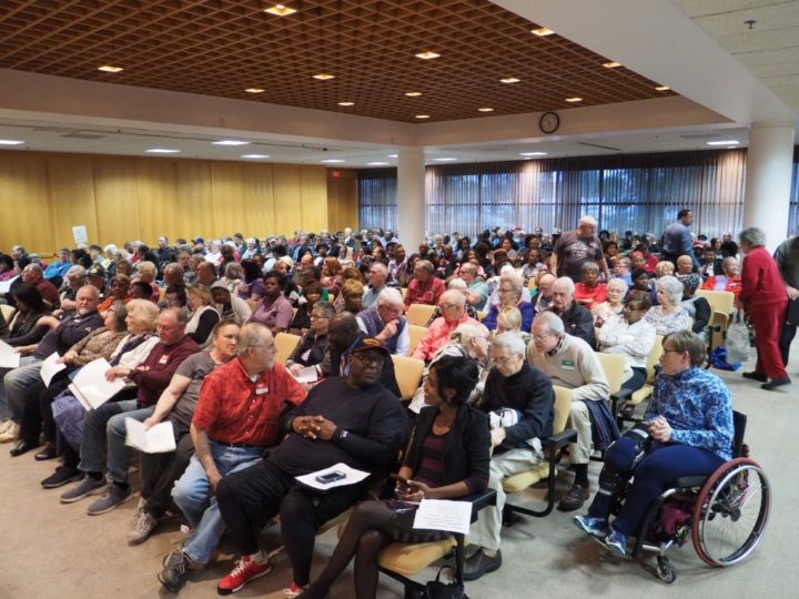 Picture of Duke customers at Greenville public hearing